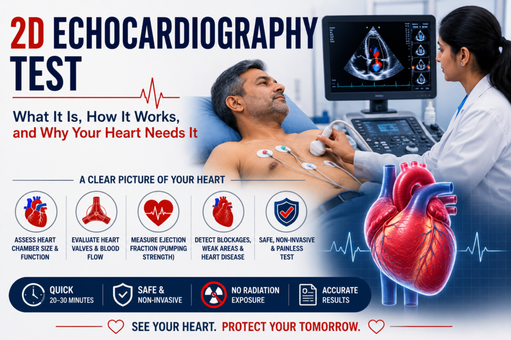 2D echocardiography test