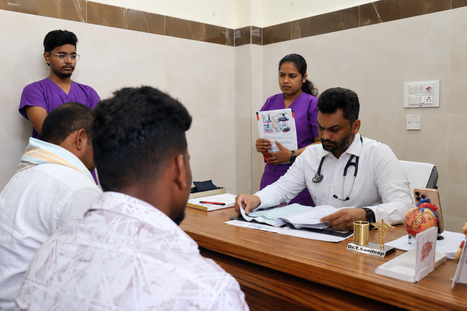 Cardiac OPD Consultation Rooms